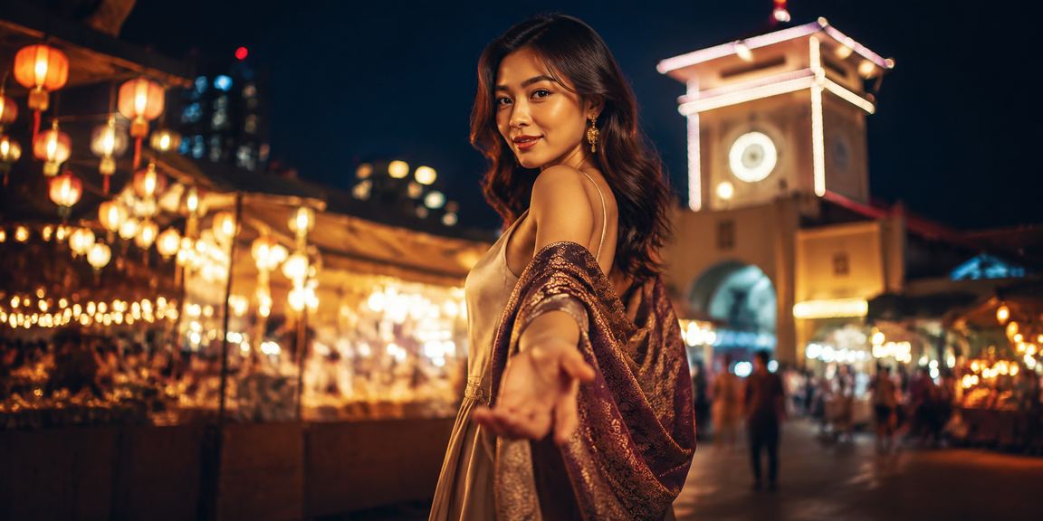 Không khí cá cược và casino về đêm tại chợ đêm TP.HCM